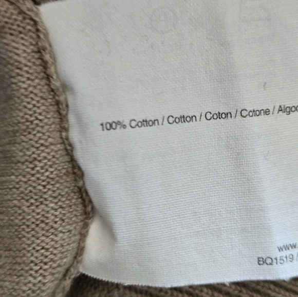 Esprit V-Neck Cotton Sweater Tan with Red, Yellow, Argyle. Size Amall - Picture 7 of 9